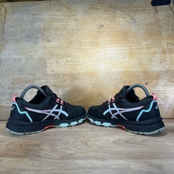Asics Gel Venture 8 Womens Sz 8 Trail Running Shoes Sneakers Black Pink 1012A708 - Picture 5 of 8